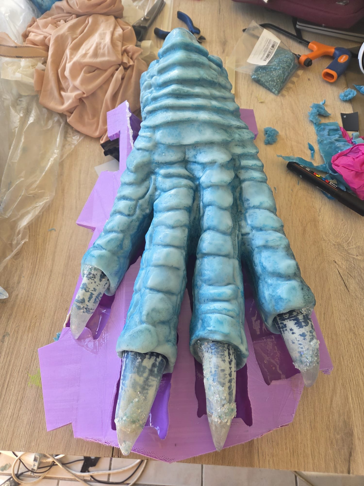 The dragon's claw, being aged
