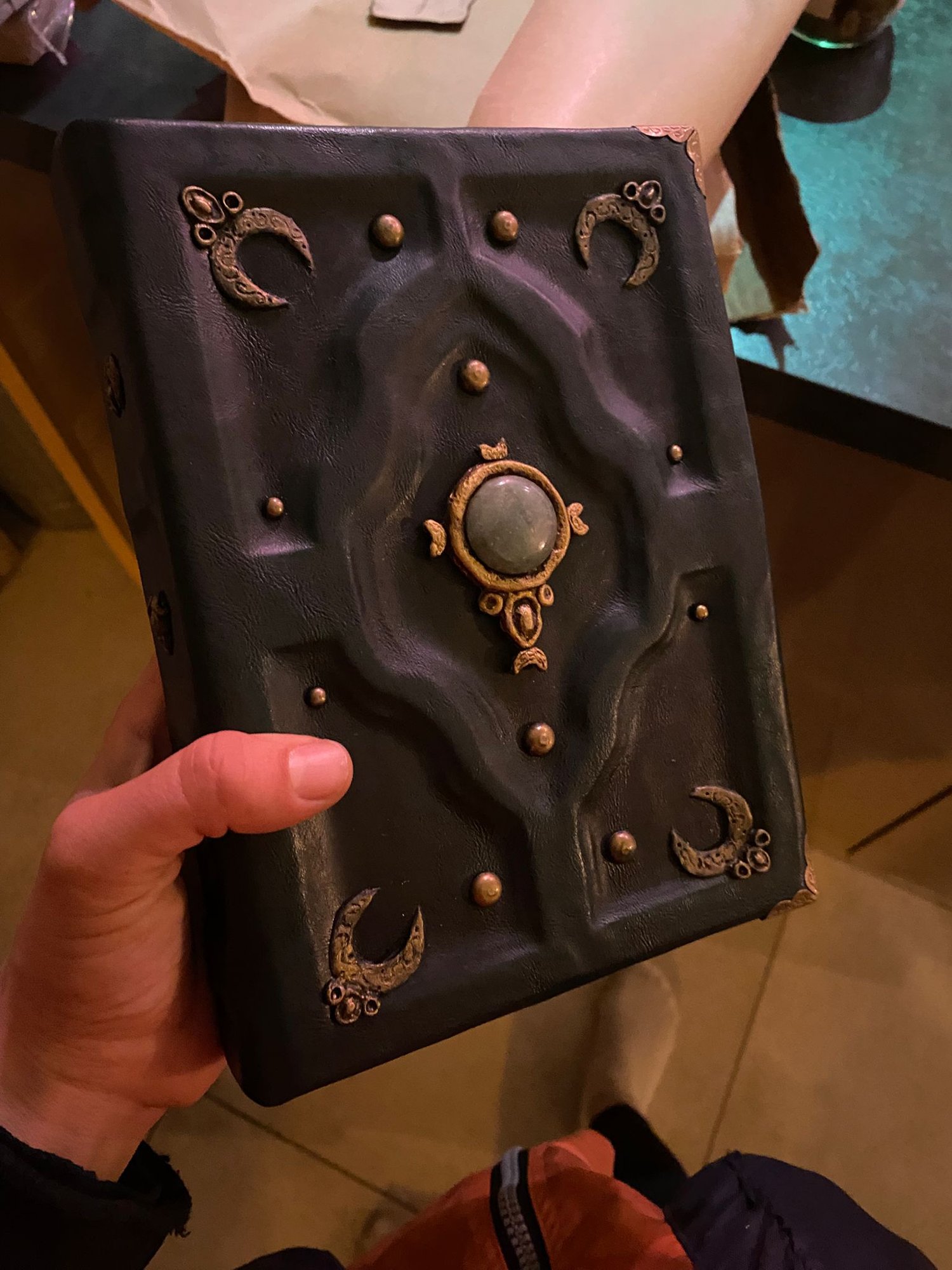 The grimoire and its ironwork, a game element