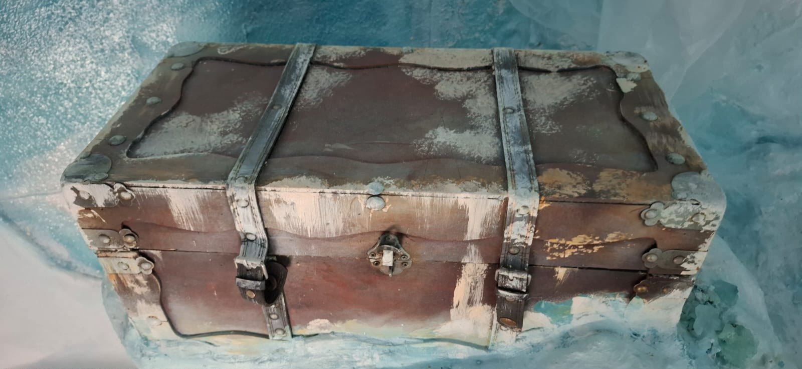 The treasure chest at the end of the route