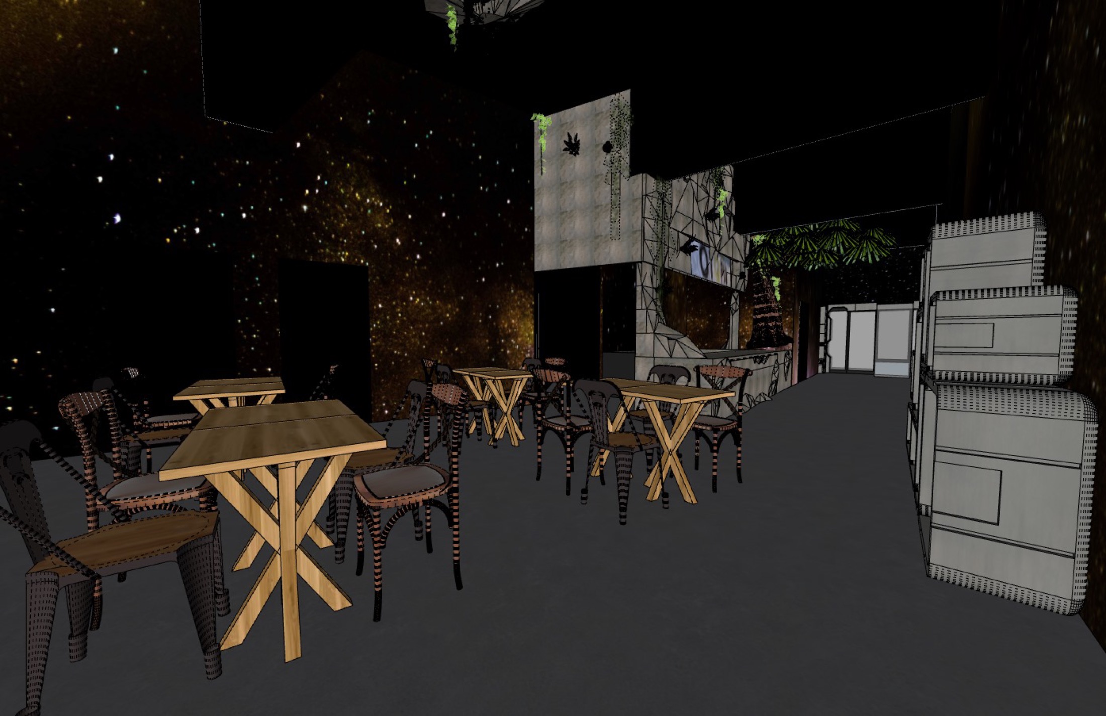 Rendu 3D d'une salle d'Otopia Angoulême