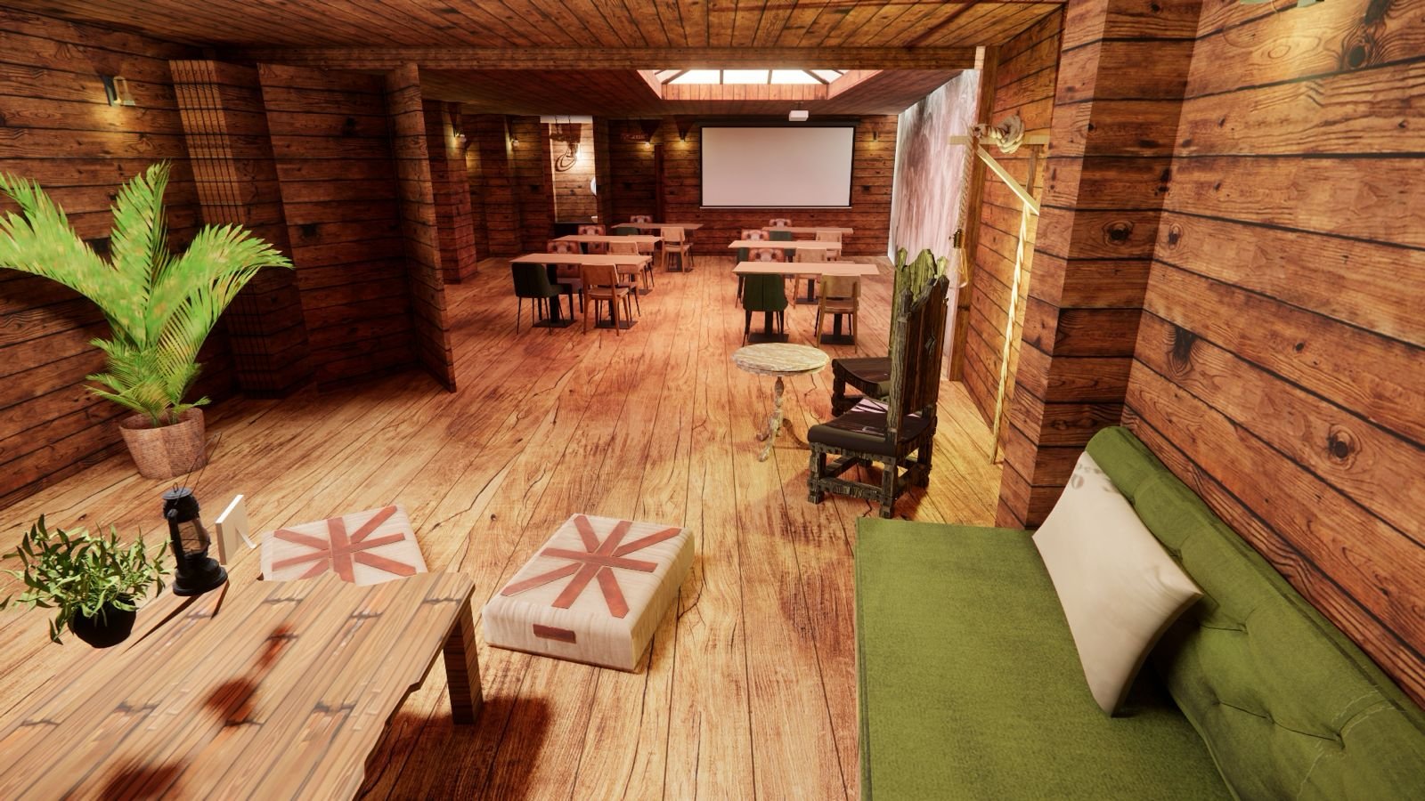 La zone privative, pour les anniversaires et le team building